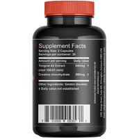 Ailon Naturals Sport Performance Plus - Tongkat Ali & Creatine capsules 